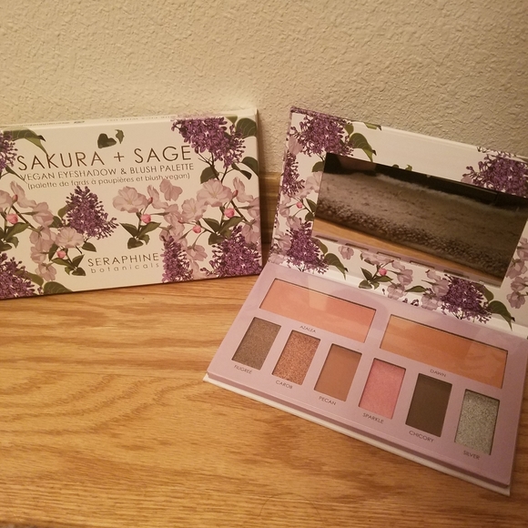 Seraphine botanicals eyeshadow and blush palette - Picture 1 of 6